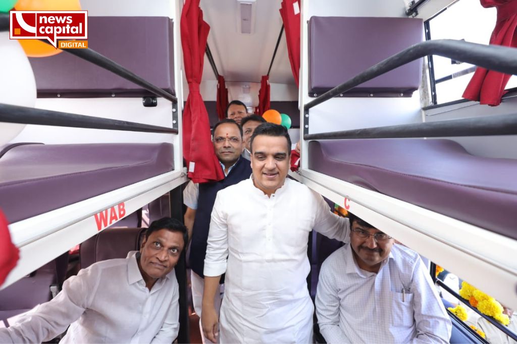 surat gujarat home minister harsh sanghavi launch new 100 buses