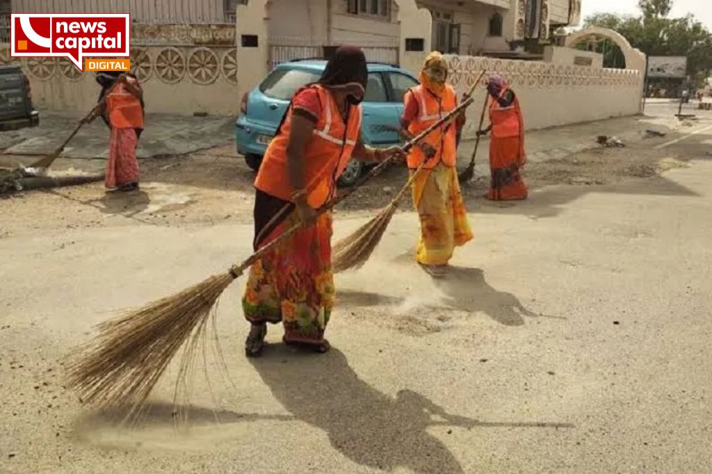 lok sabha election ahmedabad amit shah road show raily team of cleaning staff will present